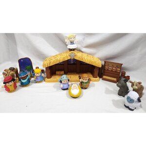 Fisher Price Little People CHILDREN'S NATIVITY Christmas Set COMPLETE T2542